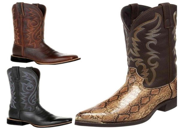 cowboy boots black brown faux leather winter shoes retro men women embroidered western footwear big size 38489903894
cowboy boots black brown faux leather winter shoes retro men women embroidered western footwear big size 38489903894