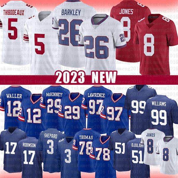 26 saquon barkley 5 kayvon thibodeaux football jersey new yorks giants daniel jones darren waller xavier mckinney dexter lawrence leonard wi, Black;red
26 saquon barkley 5 kayvon thibodeaux football jersey new yorks giants daniel jones darren waller xavier mckinney dexter lawrence leonard wi, Black;red