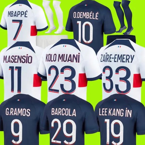 2023 2024 paris soccer jerseys maillot de foot mbappe o.dembele m.asensio lee kang in paris football shirt 23 24 psgs hommes enfants kids me, Black;yellow
2023 2024 paris soccer jerseys maillot de foot mbappe o.dembele m.asensio lee kang in paris football shirt 23 24 psgs hommes enfants kids me, Black;yellow