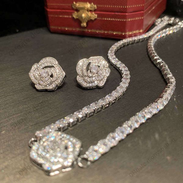 designer jewelry necklace mountain camellia necklace super sparkling zircon ins network red blogger rose flower neck interlocking bone chain, Black
designer jewelry necklace mountain camellia necklace super sparkling zircon ins network red blogger rose flower neck interlocking bone chain, Black