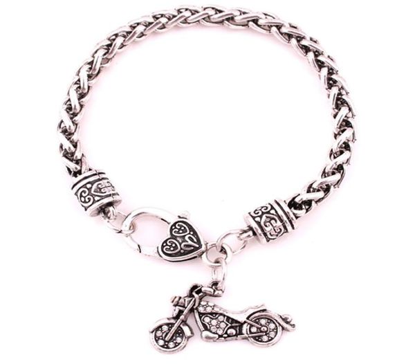 fashion charm bracelet for female male motorcycle pendant personality design crystals cool wheat link chain zinc alloy provide dro7355064, Golden;silver
fashion charm bracelet for female male motorcycle pendant personality design crystals cool wheat link chain zinc alloy provide dro7355064, Golden;silver