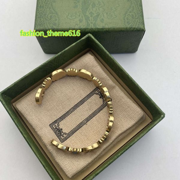 open lover bangle bracelet luxury designer braclets gold retro for woman fashion jewelry supply, Black
open lover bangle bracelet luxury designer braclets gold retro for woman fashion jewelry supply, Black