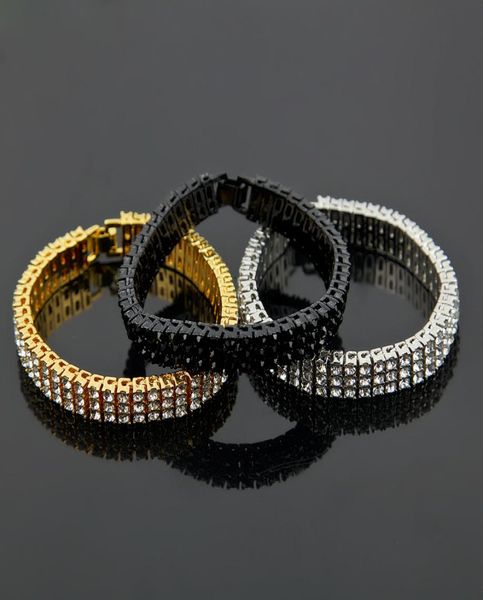 12mm 8quot personalized hip hop mens bling gold 3 rows tennis chain bracelet iced out full diamond rapper jewelry gifts for guys6275962, Black 
12mm 8quot personalized hip hop mens bling gold 3 rows tennis chain bracelet iced out full diamond rapper jewelry gifts for guys6275962, Black