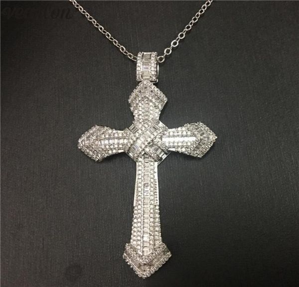 vecalon fashion hiphop big cross pendant 925 sterling silver diamond party wedding pendants with necklace for women men jewelry6981495
vecalon fashion hiphop big cross pendant 925 sterling silver diamond party wedding pendants with necklace for women men jewelry6981495