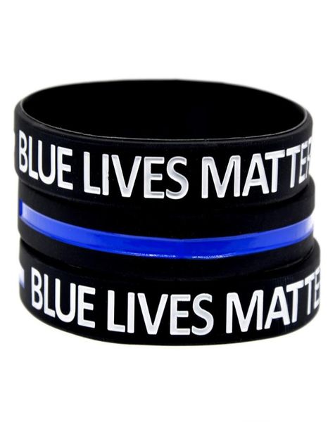 100pcs blue lives matter silicone rubber bracelet debossed logo and filled special ink hurtless to body2550939, Black
100pcs blue lives matter silicone rubber bracelet debossed logo and filled special ink hurtless to body2550939, Black