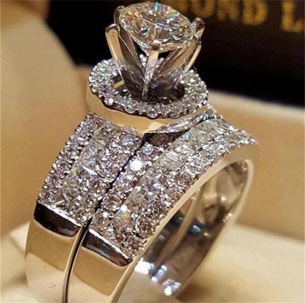 luxury crystal diamond female big queen ring set fashion 925 silver bridal wedding rings for women promise love engagement ring 223328406, Slivery;golden
luxury crystal diamond female big queen ring set fashion 925 silver bridal wedding rings for women promise love engagement ring 223328406, Slivery;golden