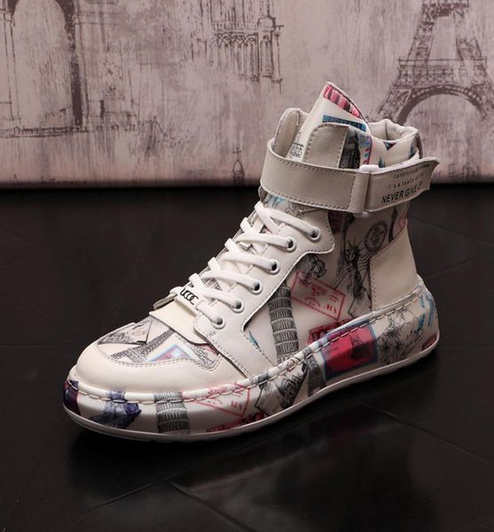 spring and autumn men lace up ankle boots casual printing black white new luxury fashion high shoes flats male running sneaker9982442
spring and autumn men lace up ankle boots casual printing black white new luxury fashion high shoes flats male running sneaker9982442
