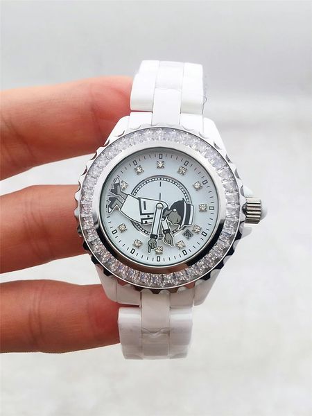 ceramic watch fashion brand 33mm water resistant wristwatches luxury women's quartz watch fashion gift brand luxury watch ch08, Slivery;golden
ceramic watch fashion brand 33mm water resistant wristwatches luxury women's quartz watch fashion gift brand luxury watch ch08, Slivery;golden