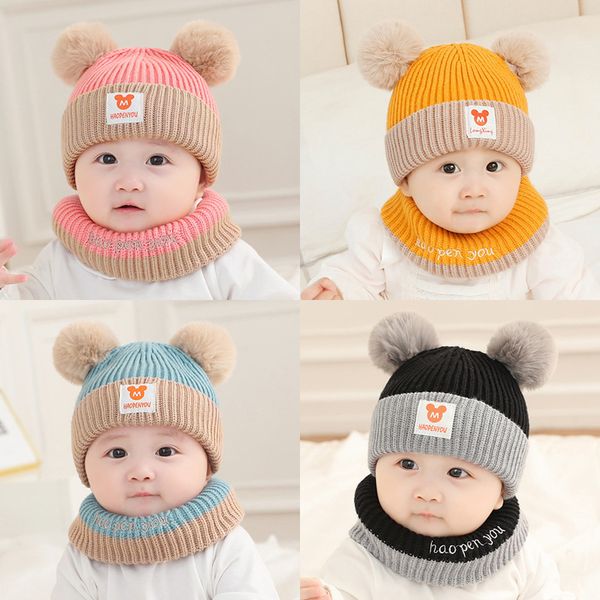 baby hats and neckerchief warm knitted winter caps are suitable for children from 4 months to 5 years old, Yellow
baby hats and neckerchief warm knitted winter caps are suitable for children from 4 months to 5 years old, Yellow