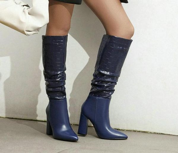 boots red blue black gray women knee high brand design faux suede square heel pointed toe ladies winter shoes4256728
boots red blue black gray women knee high brand design faux suede square heel pointed toe ladies winter shoes4256728