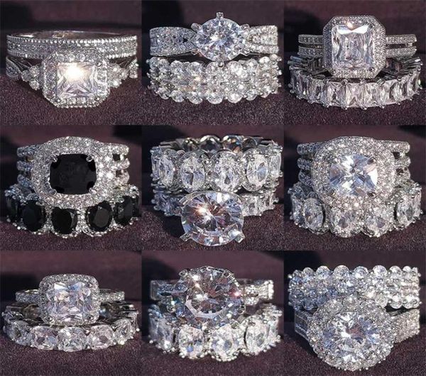 luxury real 925 sterling silver oval princess cut wedding ring set for women engagement band jewelry zirconia r4975 2112045900695, Slivery;golden
luxury real 925 sterling silver oval princess cut wedding ring set for women engagement band jewelry zirconia r4975 2112045900695, Slivery;golden