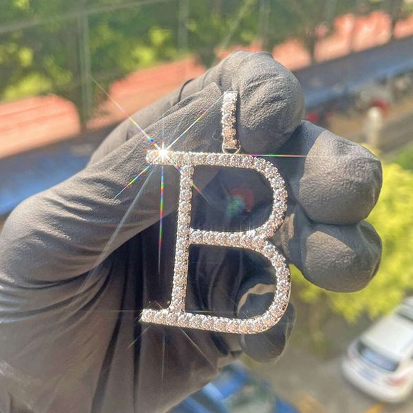 custom handmade letter pendant 14k white gold pendant jewelry with d color moissanite pendant for necklace, Silver
custom handmade letter pendant 14k white gold pendant jewelry with d color moissanite pendant for necklace, Silver
