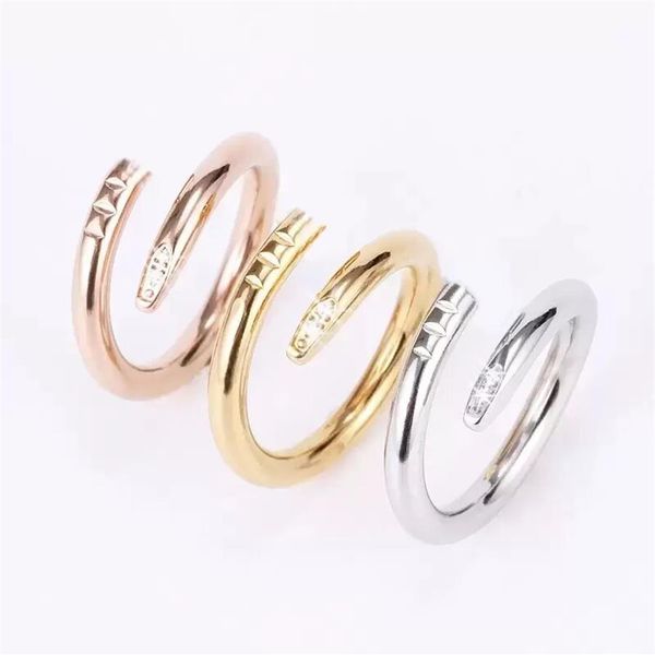 2022 designer ring love ring men and women rose gold jewelry for lovers couple rings gift size 5-10239j, Silver
2022 designer ring love ring men and women rose gold jewelry for lovers couple rings gift size 5-10239j, Silver