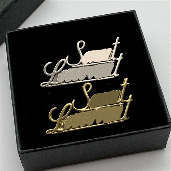 luxurys designer brooches fashion broche for woman brand classic letters mens clothing gold silver brooch jewelry pins2916, Gray
luxurys designer brooches fashion broche for woman brand classic letters mens clothing gold silver brooch jewelry pins2916, Gray