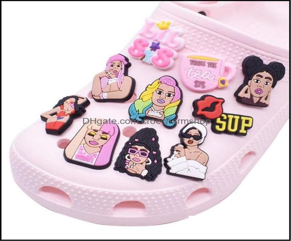 shoe parts accessories shoes pop singer charms decorations bracelets decor buttons buckcle gift for women girls drop del9036681, White;pink
shoe parts accessories shoes pop singer charms decorations bracelets decor buttons buckcle gift for women girls drop del9036681, White;pink