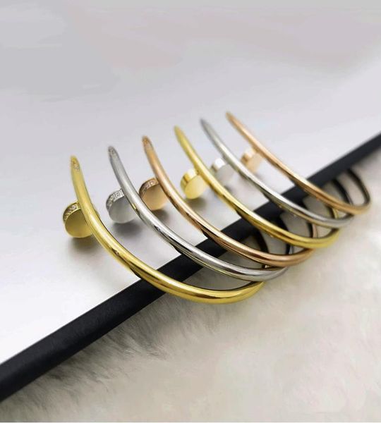 gold bangle nail bracelet designer bracelets luxury jewelry for women fashion bangles titanium steel alloy goldplated craft never2757505, Black
gold bangle nail bracelet designer bracelets luxury jewelry for women fashion bangles titanium steel alloy goldplated craft never2757505, Black
