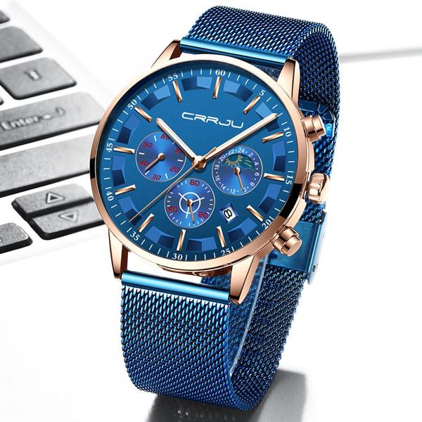 mens quartz watches crrju luxury full steel men's wristwatches date clock military waterproof chronograph relogio masculino n281f, Slivery;brown
mens quartz watches crrju luxury full steel men's wristwatches date clock military waterproof chronograph relogio masculino n281f, Slivery;brown