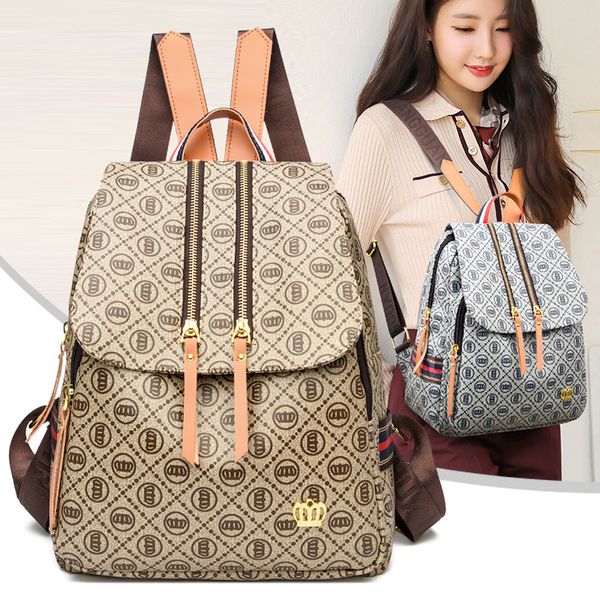 Fashionable women shoulder bag 3 colors daily Joker thickened leather handbag flip striped ribbon fashion backpack college wind polka dot student backpacks, Blue
Fashionable women shoulder bag 3 colors daily Joker thickened leather handbag flip striped ribbon fashion backpack college wind polka dot student backpacks, Blue