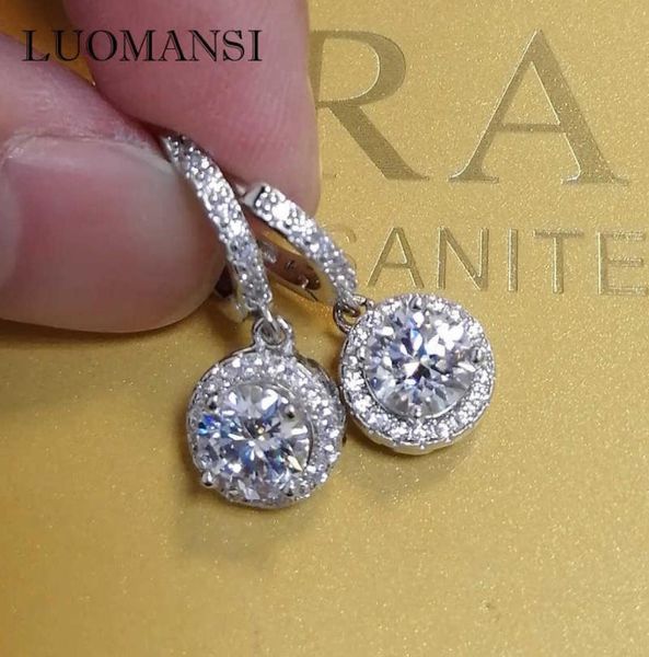 luomansi s925 sterling silver 1ct 65mm moissanite pendant earrings with gra certificate super flash wedding party woman gift g09214601075, Golden
luomansi s925 sterling silver 1ct 65mm moissanite pendant earrings with gra certificate super flash wedding party woman gift g09214601075, Golden