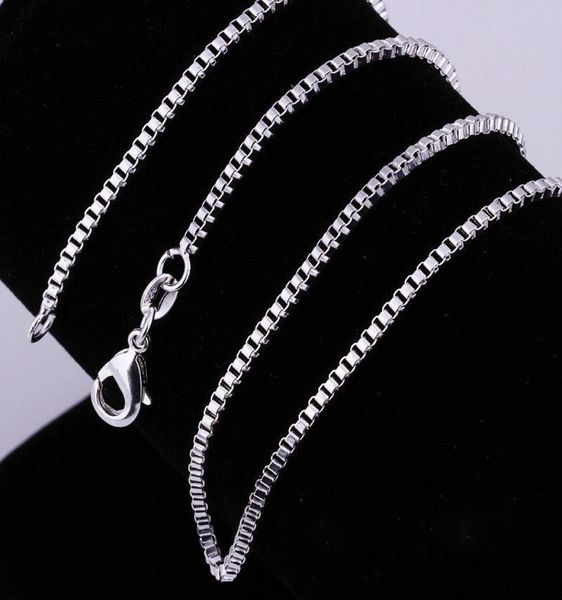 20pcslot 925 necklace 2mm box link chains jewelry 16quot18quot20quot22quot24quot26quot28quot30quot8561945, Silver
20pcslot 925 necklace 2mm box link chains jewelry 16quot18quot20quot22quot24quot26quot28quot30quot8561945, Silver