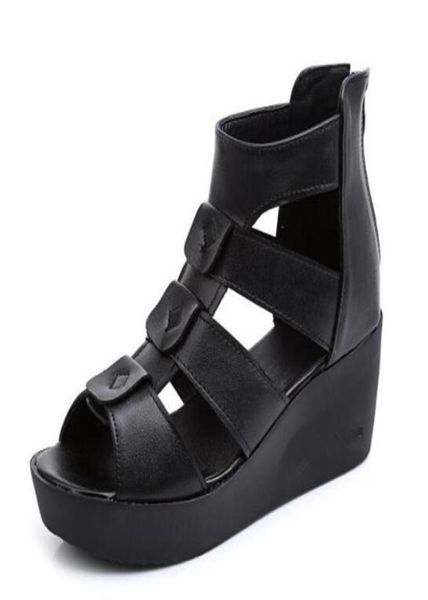 2019 new summer roman sandals platform shoes woman genuine leather sandals women shoes high heel shoes comfort wedges sandals2831781, Black
2019 new summer roman sandals platform shoes woman genuine leather sandals women shoes high heel shoes comfort wedges sandals2831781, Black