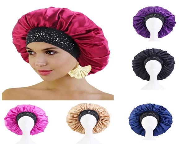 extra large wide elastic band satin bonnet fashion rhinestone design solid color women039s headwear night sleep hair care hat1256154, Blue;gray
extra large wide elastic band satin bonnet fashion rhinestone design solid color women039s headwear night sleep hair care hat1256154, Blue;gray