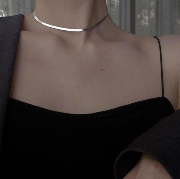 chains 925 sterling silver custom bone chain necklace women temperament clavicle simple choker trendy accessories1360880
chains 925 sterling silver custom bone chain necklace women temperament clavicle simple choker trendy accessories1360880