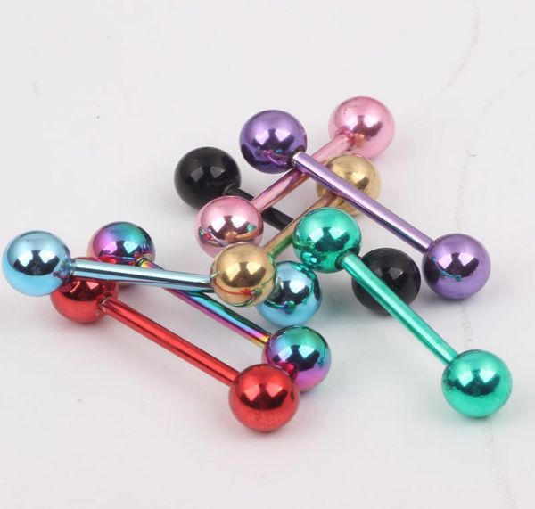 tongue piercing ring t06 100pcslot mix 7 color body jewelry piercing plated colorl tongue bar tongue ring tongue barbell6829505, Silver
tongue piercing ring t06 100pcslot mix 7 color body jewelry piercing plated colorl tongue bar tongue ring tongue barbell6829505, Silver
