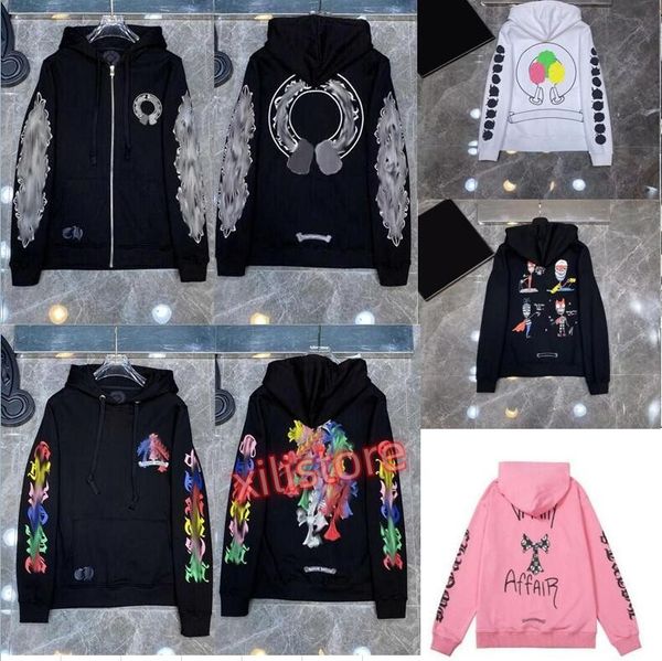 men's hoodies sweatshirts mens designer chrome winter heart hoodie ch long sleeve zipper jacket loose coat hooded hoody men woman hip h, Black
men's hoodies sweatshirts mens designer chrome winter heart hoodie ch long sleeve zipper jacket loose coat hooded hoody men woman hip h, Black