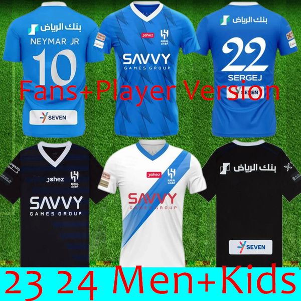 2023 2024 al hilal saudi soccer jerseys neymar jr malcom neves sergej vietto koulibaly lghalo kanno home away 23 24 football shirt adults, Black;yellow
2023 2024 al hilal saudi soccer jerseys neymar jr malcom neves sergej vietto koulibaly lghalo kanno home away 23 24 football shirt adults, Black;yellow