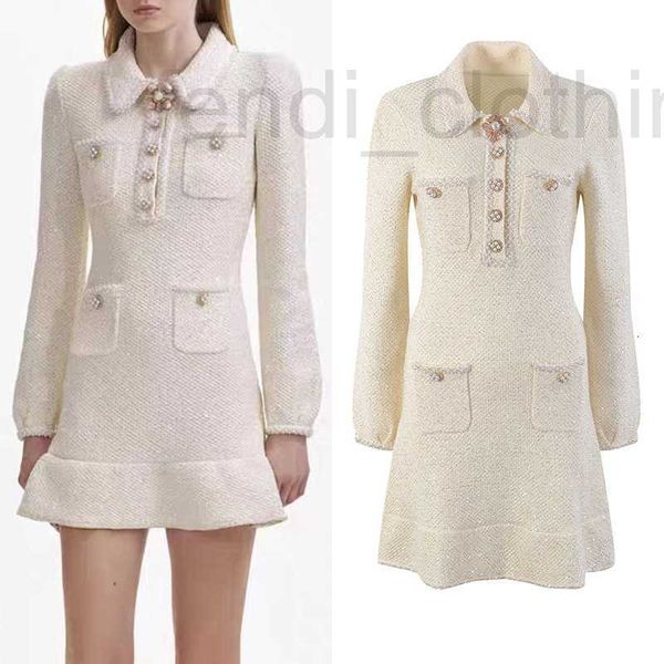 work dresses designer 2023 autumn/winter new temperament celebrity style dress pearl embedding diamond tweed knitted ruffle short skirt m0yl, White;black
work dresses designer 2023 autumn/winter new temperament celebrity style dress pearl embedding diamond tweed knitted ruffle short skirt m0yl, White;black