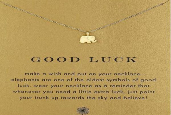 with card silver and gold color cute dogeared necklace with elephant pendantgood luck elephant no fade and 624108
with card silver and gold color cute dogeared necklace with elephant pendantgood luck elephant no fade and 624108