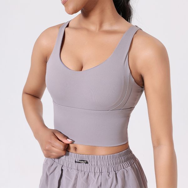 

Loose fitting sports top, yoga set, breathable running, slim fitting short sleeved T-shirt, oversized fitness set, Gray