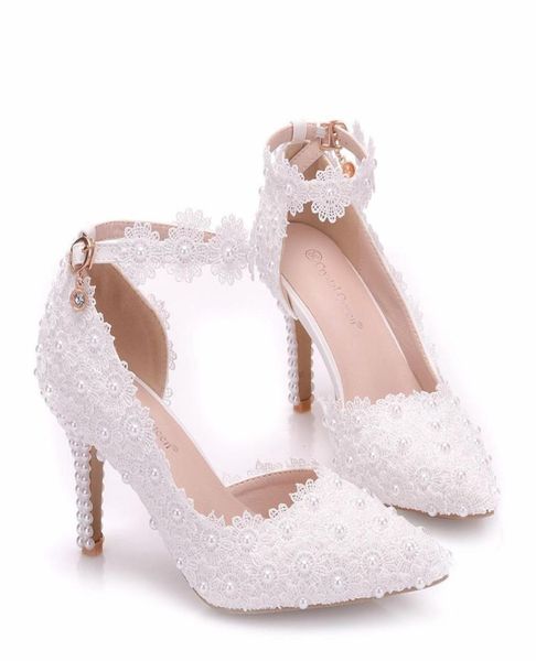 new bridal banquet shoes fashion women pearl lace wedding pumps white pink ankle strap single shoes9876444, Black
new bridal banquet shoes fashion women pearl lace wedding pumps white pink ankle strap single shoes9876444, Black