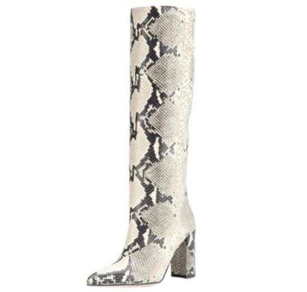 sheepskin leather square high heels shoes knight boots pillage toes pattern stone long knee short plush catwalk snaker 013180513, Black
sheepskin leather square high heels shoes knight boots pillage toes pattern stone long knee short plush catwalk snaker 013180513, Black