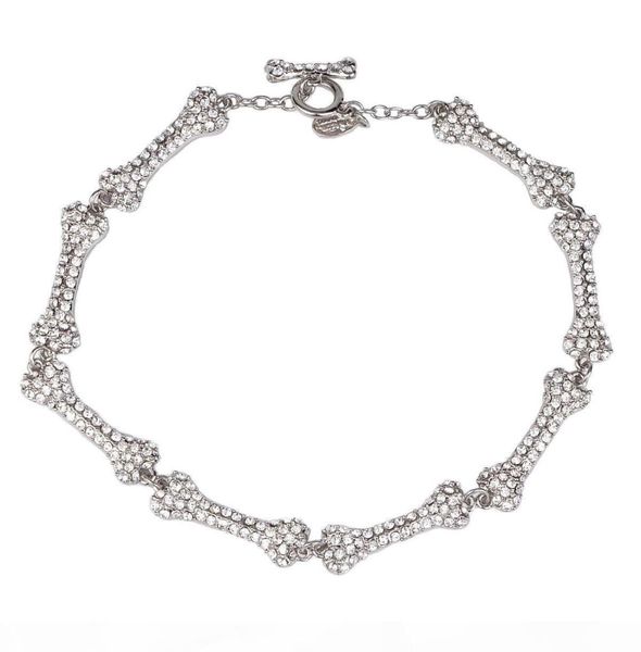 eightsection bone necklace full of diamonds flashing diamonds fivesection bone saturn necklace european and american punk4809190, Silver
eightsection bone necklace full of diamonds flashing diamonds fivesection bone saturn necklace european and american punk4809190, Silver