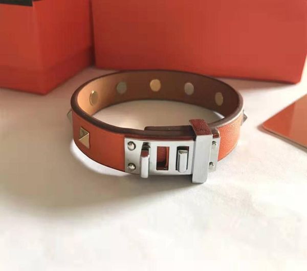 2020 fashion designer jewelry women bracelets stainless steel metal rivet mens bracelets leather nail bracelet fashion party brace4557965, Black
2020 fashion designer jewelry women bracelets stainless steel metal rivet mens bracelets leather nail bracelet fashion party brace4557965, Black