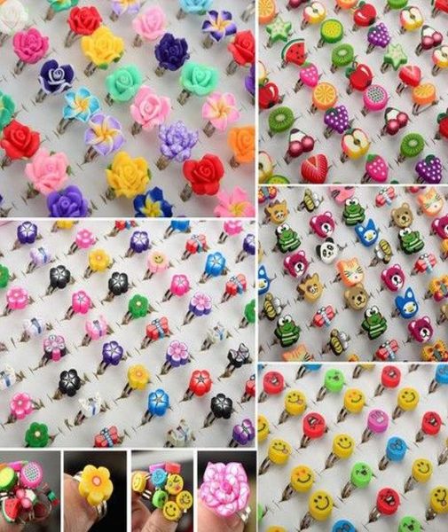 new arrival 100pcs lots bulk 100pcs mixed polymer clay kids girls boys rings jewelry 3034989, Golden;silver
new arrival 100pcs lots bulk 100pcs mixed polymer clay kids girls boys rings jewelry 3034989, Golden;silver