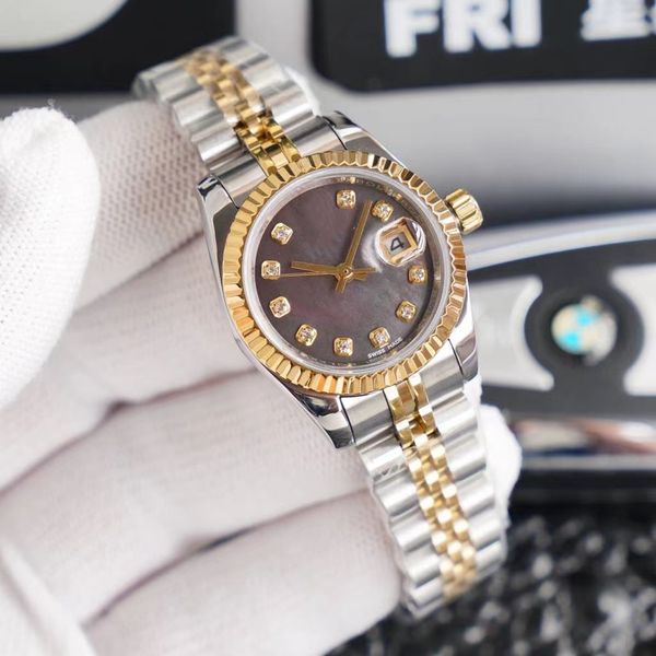 aaa luxury woman wristwatch 28mm waterproof datejust watch mechanical automatic movement watches fashion designer watch 4 colour, Slivery;brown
aaa luxury woman wristwatch 28mm waterproof datejust watch mechanical automatic movement watches fashion designer watch 4 colour, Slivery;brown