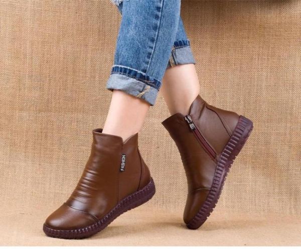 2021 autumn fashion women genuine leather boots handmade vintage flat ankle botines shoes woman winter botas34702813282299, Black
2021 autumn fashion women genuine leather boots handmade vintage flat ankle botines shoes woman winter botas34702813282299, Black