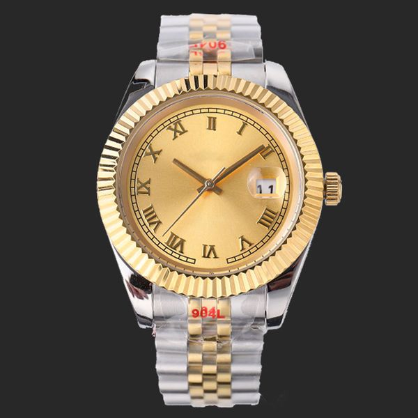 luxury watch mens watch 41mm automatic movement mechanical watch all stainless steel strap mens watch with box paper orologio di lusso desig, Slivery;brown
luxury watch mens watch 41mm automatic movement mechanical watch all stainless steel strap mens watch with box paper orologio di lusso desig, Slivery;brown