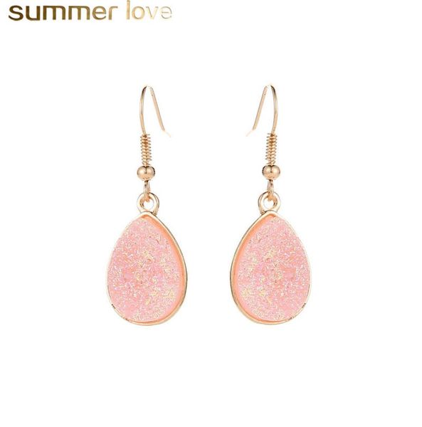 new druzy resin stone earrings for women water drop earring gold color handmade drusy hook earring jewelry1765084, Silver
new druzy resin stone earrings for women water drop earring gold color handmade drusy hook earring jewelry1765084, Silver