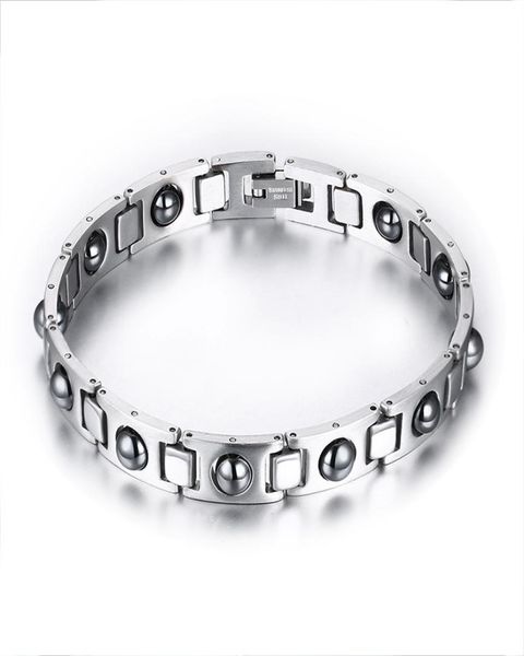 mens energy silver stainless steel silver hematite magnetic therapy power bracelet health wristband magnetic bracelet mens gi3558367, Black
mens energy silver stainless steel silver hematite magnetic therapy power bracelet health wristband magnetic bracelet mens gi3558367, Black