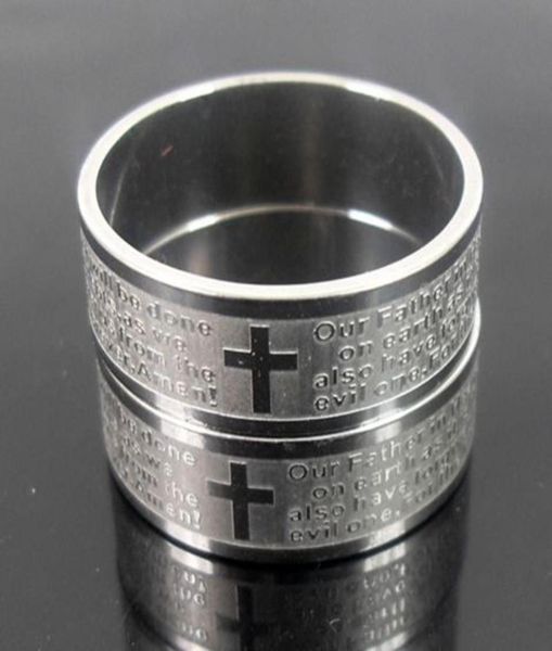 25pcs etched silver mens english lord039s prayer stainless steel cross rings religious rings men039s gift whole jewelry 5757065
25pcs etched silver mens english lord039s prayer stainless steel cross rings religious rings men039s gift whole jewelry 5757065