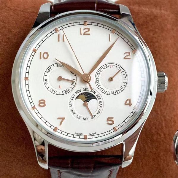 luxury automatic mechanical mens watch aaa designer watch montre de luxe month week date gold312s, Slivery;brown
luxury automatic mechanical mens watch aaa designer watch montre de luxe month week date gold312s, Slivery;brown