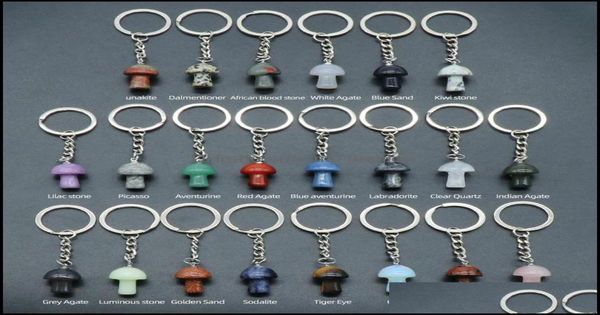 keychains mix natural stone key chain ring mushroom pendant keychains cute mini statue charms keychain lovely keyring for c mjfash1118110, Silver
keychains mix natural stone key chain ring mushroom pendant keychains cute mini statue charms keychain lovely keyring for c mjfash1118110, Silver