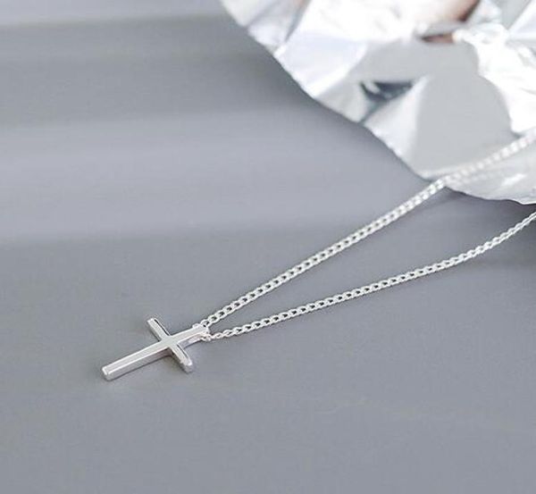 woman 925 sterling silver cross necklace simple temperament gothic cool girl pendants necklaces statement collar women boutique je6060909
woman 925 sterling silver cross necklace simple temperament gothic cool girl pendants necklaces statement collar women boutique je6060909
