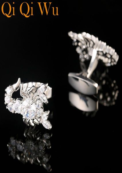 crystal scorpion french cufflinks jewelry shirt cufflink for mens brand fashion cuff link wedding groom button cuff links ae5610854677877, Silver
crystal scorpion french cufflinks jewelry shirt cufflink for mens brand fashion cuff link wedding groom button cuff links ae5610854677877, Silver