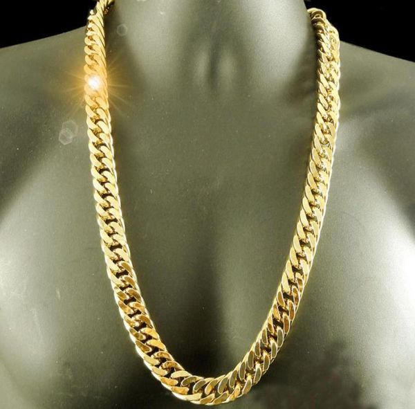 24k real yellow gold finish solid heavy 11mm xl miami cuban curn link necklace chain packaged unconditional lif9821741, Silver
24k real yellow gold finish solid heavy 11mm xl miami cuban curn link necklace chain packaged unconditional lif9821741, Silver