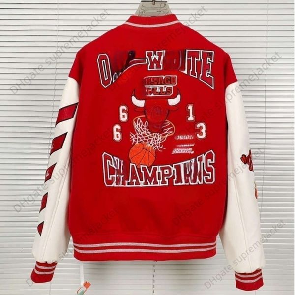 fall/winter off brand white jacket 2023 fashion new hand-embroidered wool bomber coat men's and women's baseball coats, Black;brown
fall/winter off brand white jacket 2023 fashion new hand-embroidered wool bomber coat men's and women's baseball coats, Black;brown